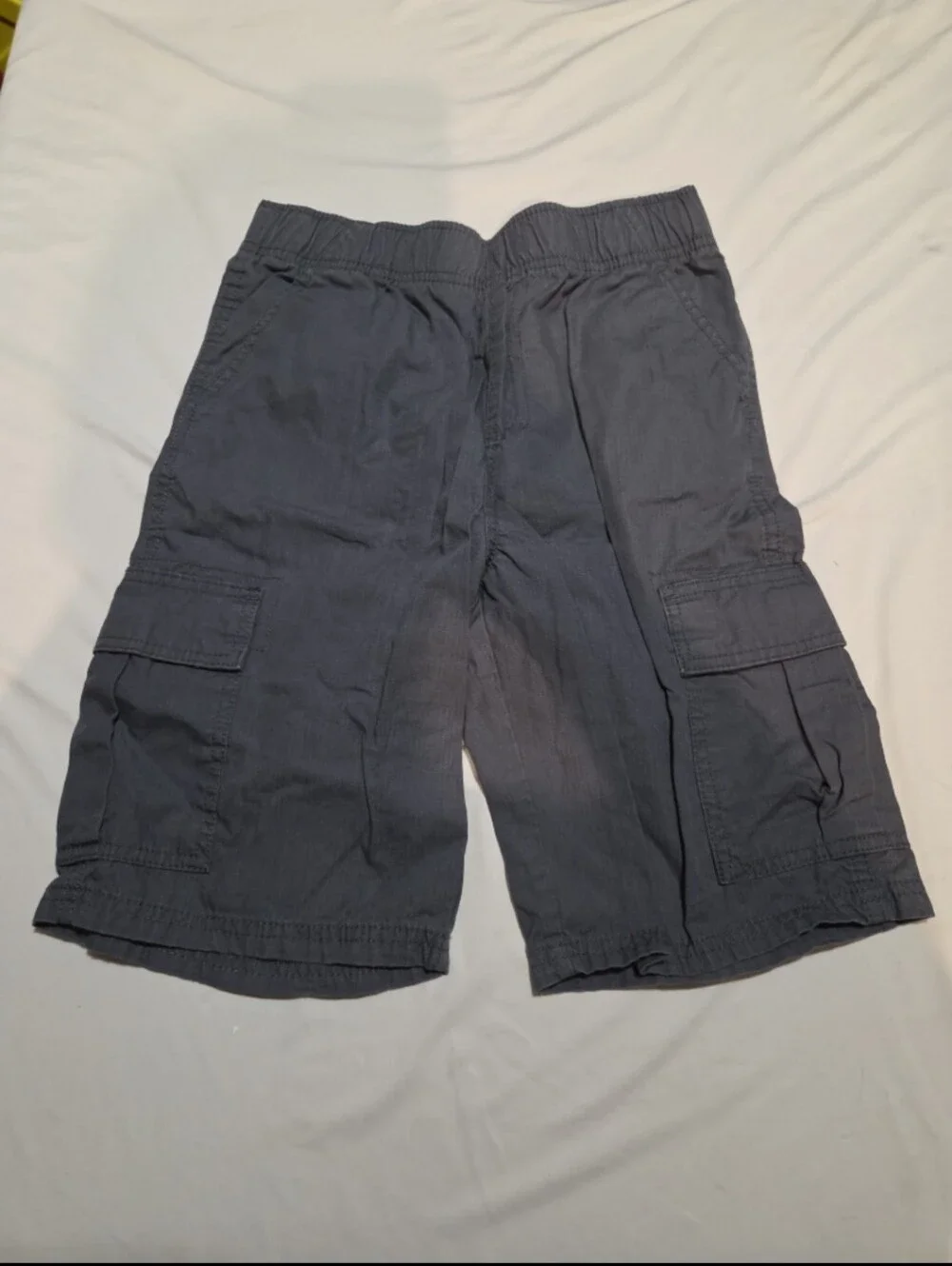 Children's Place boys size 12 Grey cargo shorts #06